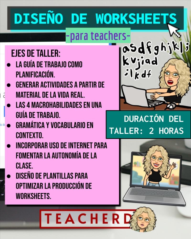 TALLER: DISEÑO DE WORKSHEETS