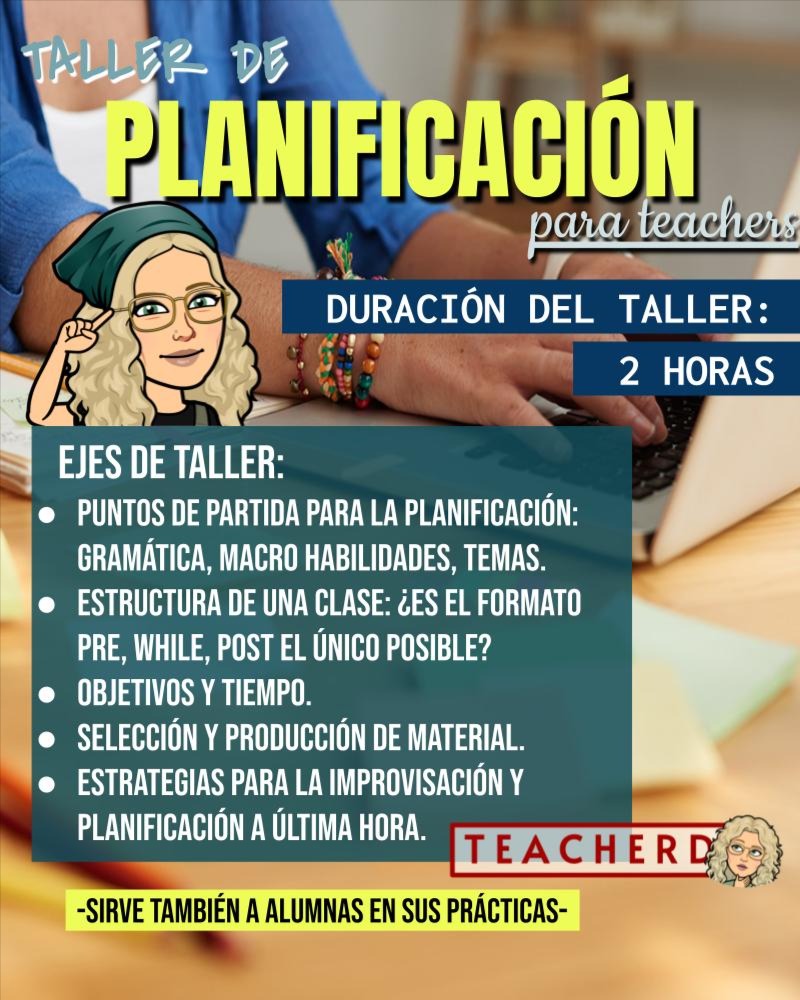 TALLER: PLANIFICACIÓN DE LA CLASE DE INGLÉS